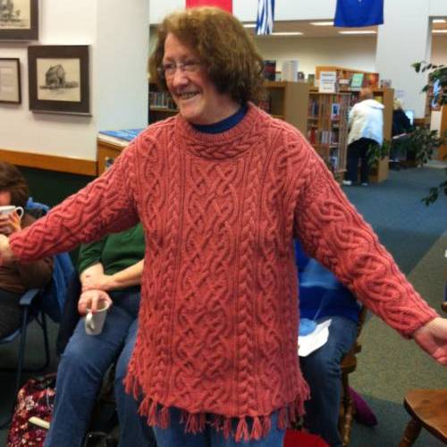 Deborah's Aran Sweater