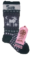 Moose Christmas Stocking