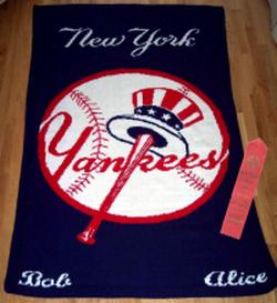 New York Yankees Afghan