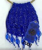 Small Blue Beaded Purse