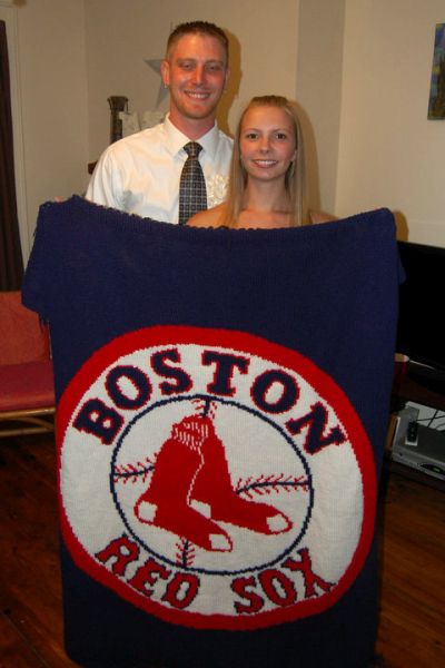 Red Sox Afghan