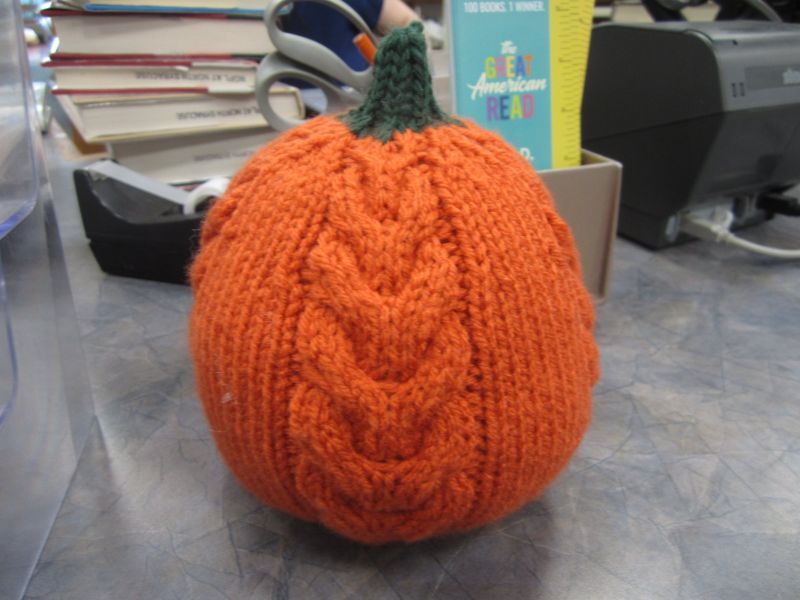 Cabled Pumpkin